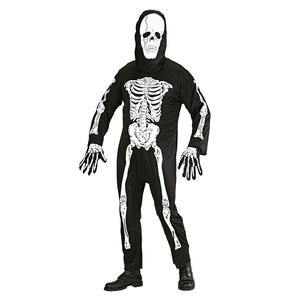 Op deze afbeelding zie je een Kostuums, van het merk Widmann. Mr. Skeleton Rontgen Kostuum Man