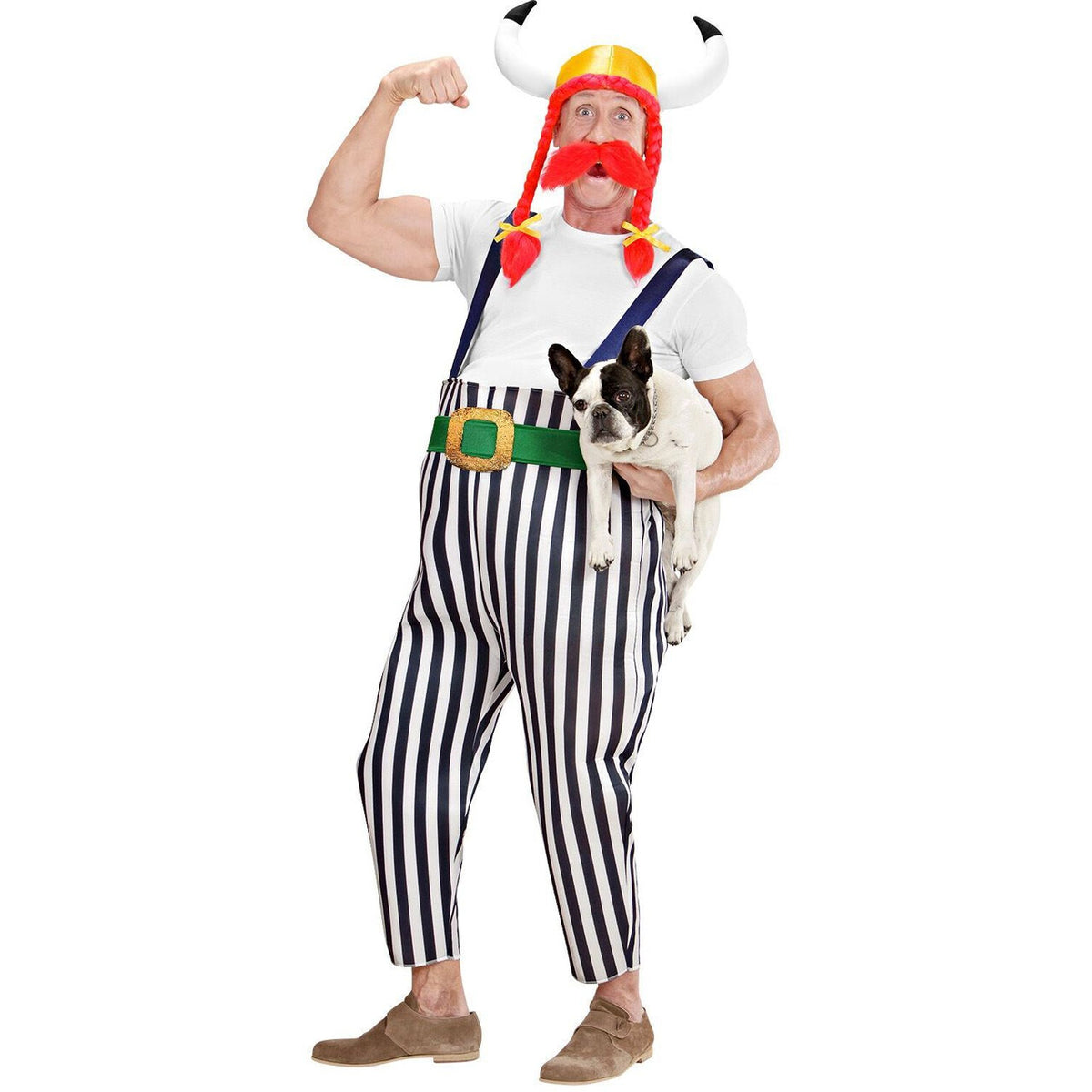 Op deze afbeelding zie je een Kostuums, van het merk Widmann. Obelix De Gallier Kostuum Man