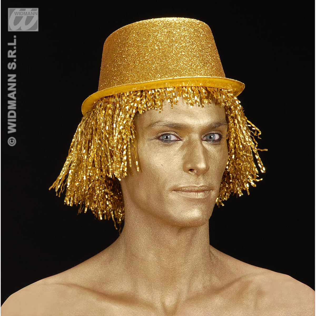 Op deze afbeelding zie je een Accessoires, van het merk Widmann. Tube Make-Up, Goud