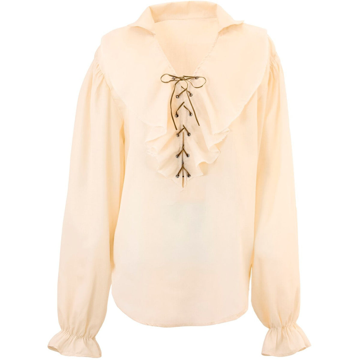 Op deze afbeelding zie je een Kostuums, van het merk Widmann. Piratenshirt Dames, Beige Vrouw
