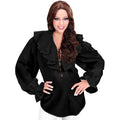 Chemise De Pirate Femme Noir