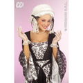 Gants En Dentelle Blancs 25 Cm