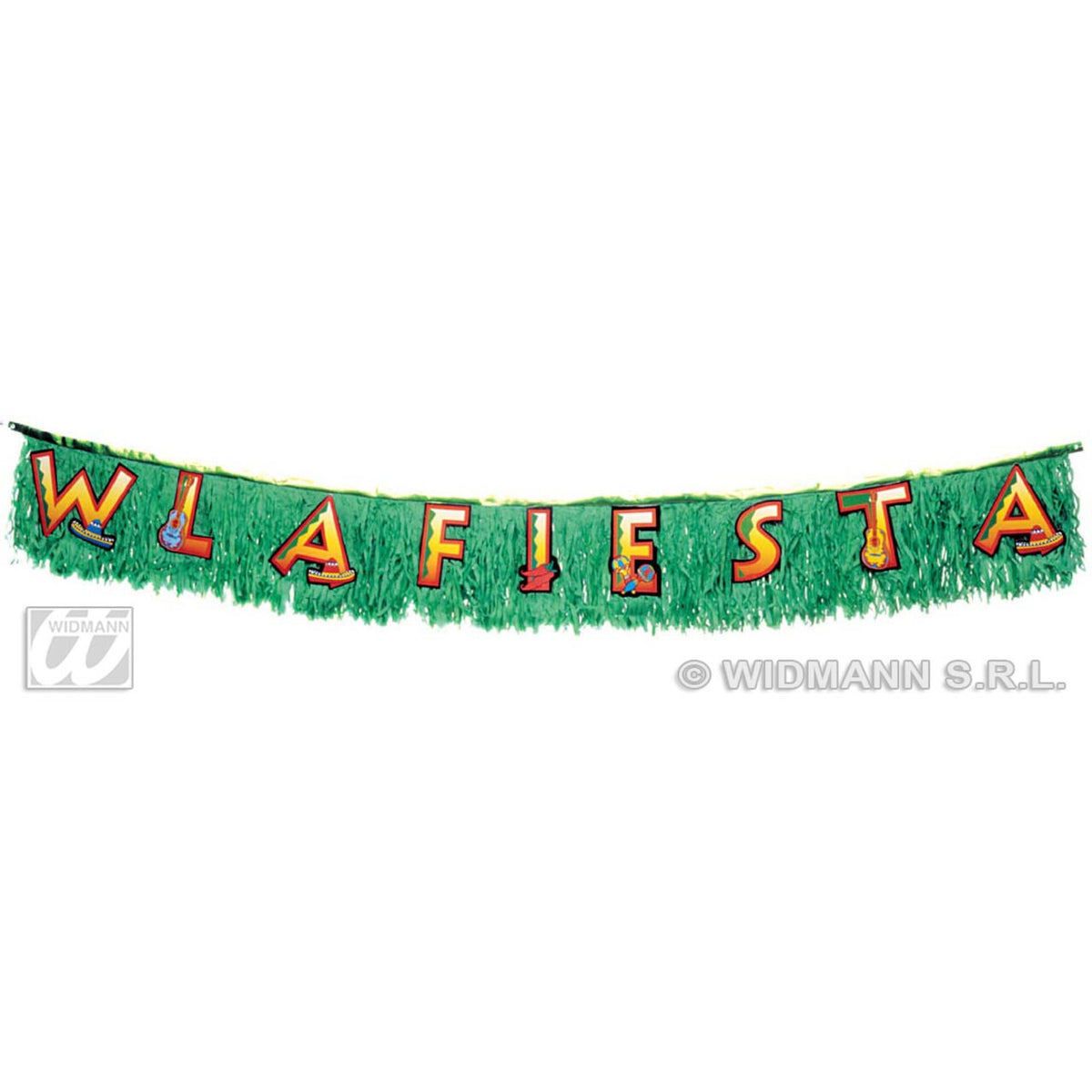 Op deze afbeelding zie je een Decoratie, van het merk Widmann. Feestslinger W La Fiesta 1.50 Meter