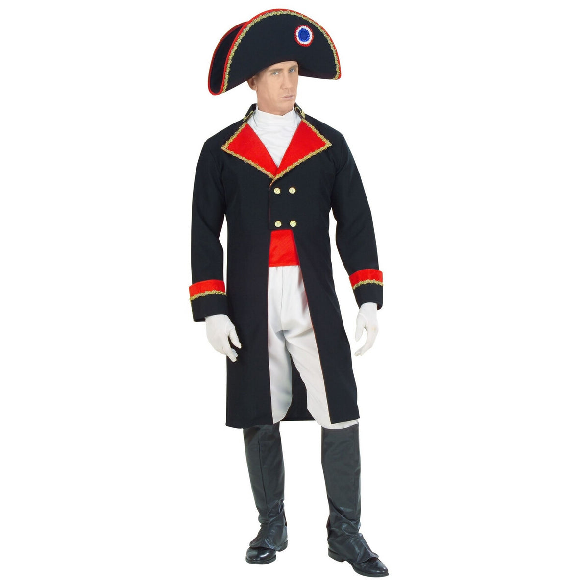 Op deze afbeelding zie je een Kostuums, van het merk Widmann. Napoleon Kostuum Man