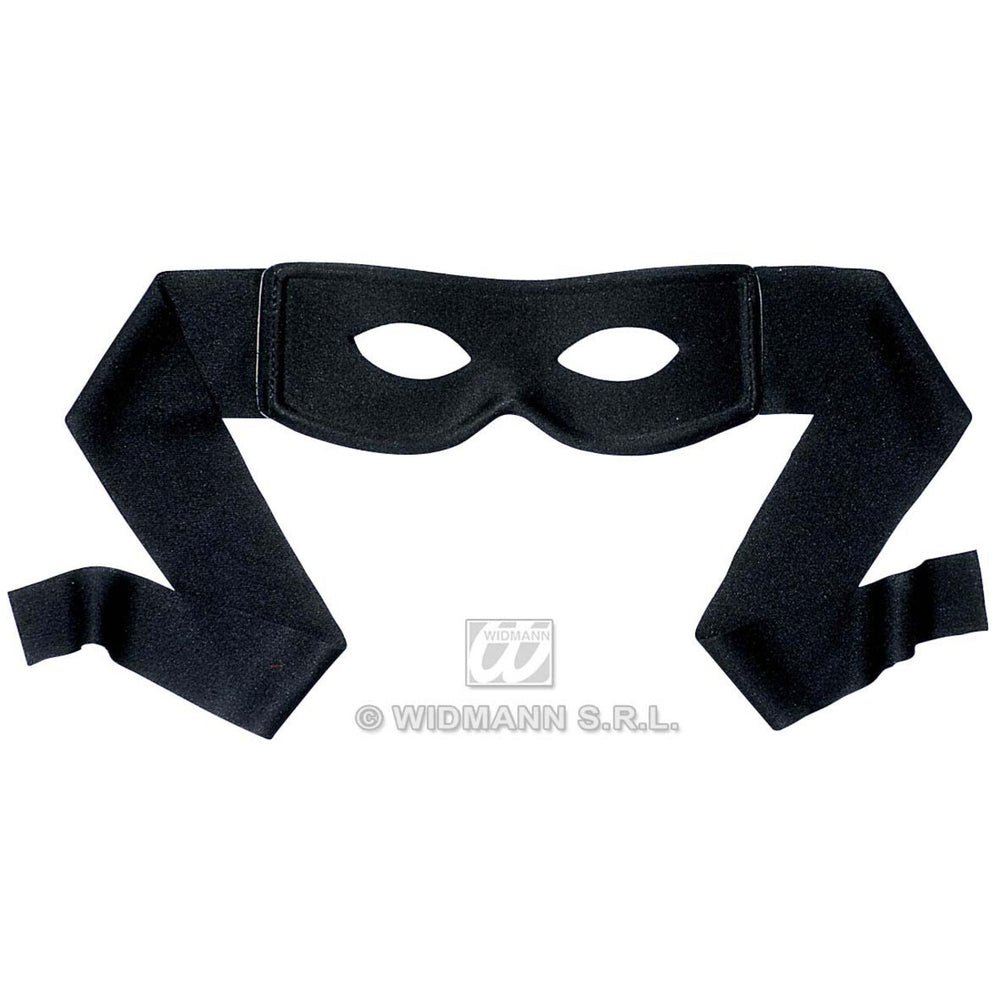 Op deze afbeelding zie je een Accessoires, van het merk Widmann. Oogmasker Zwarte Ruiter