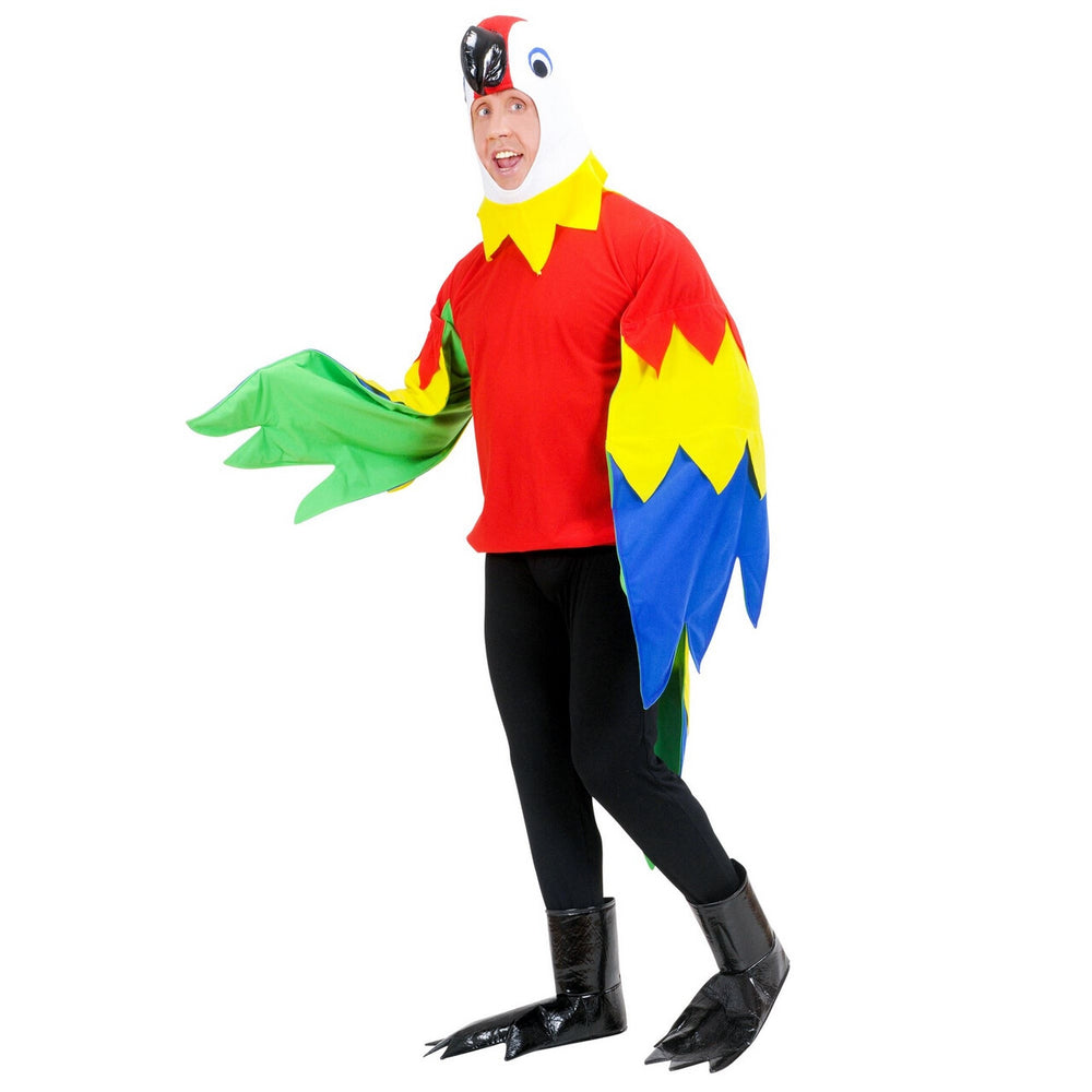 Op deze afbeelding zie je een Kostuums, van het merk Widmann. Vrolijke Papegaai Kostuum Man