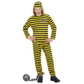 Costume Bandit Enfant Jaune-Noir Costume