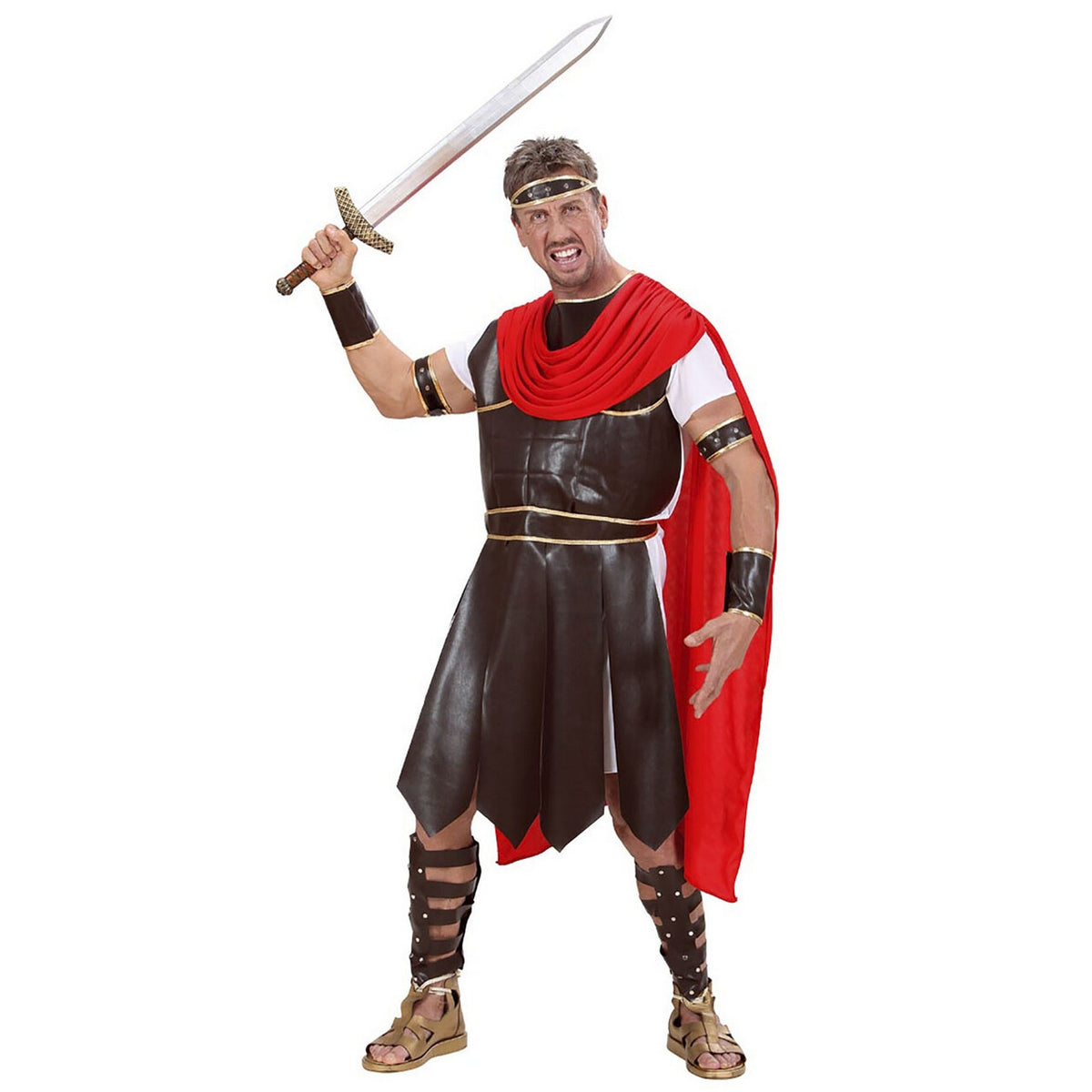 Op deze afbeelding zie je een Kostuums, van het merk Widmann. Centurion Hercules Kostuum Man