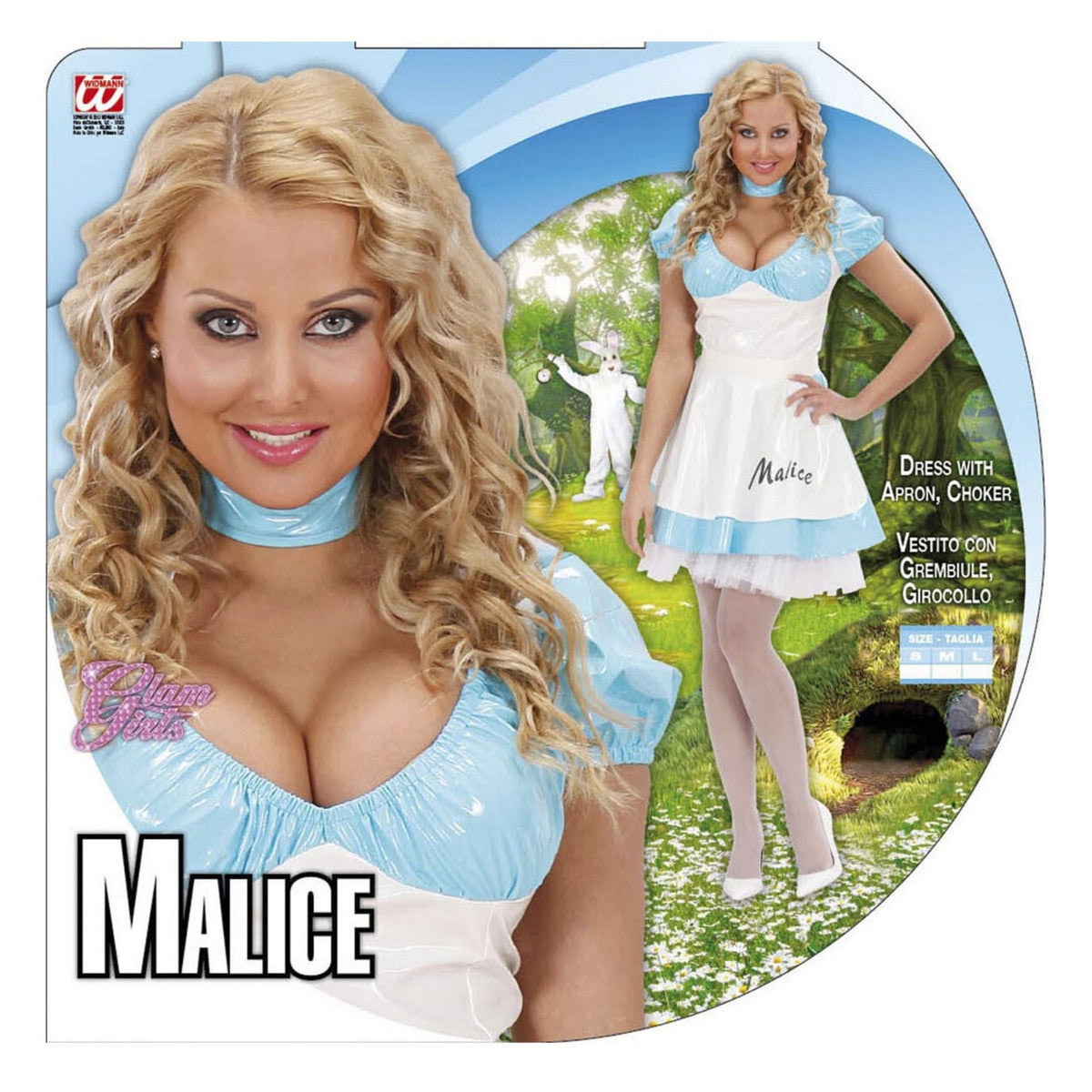 Op deze afbeelding zie je een Kostuums, van het merk Widmann. Sexy Malice In Wonderland Kostuum Vrouw