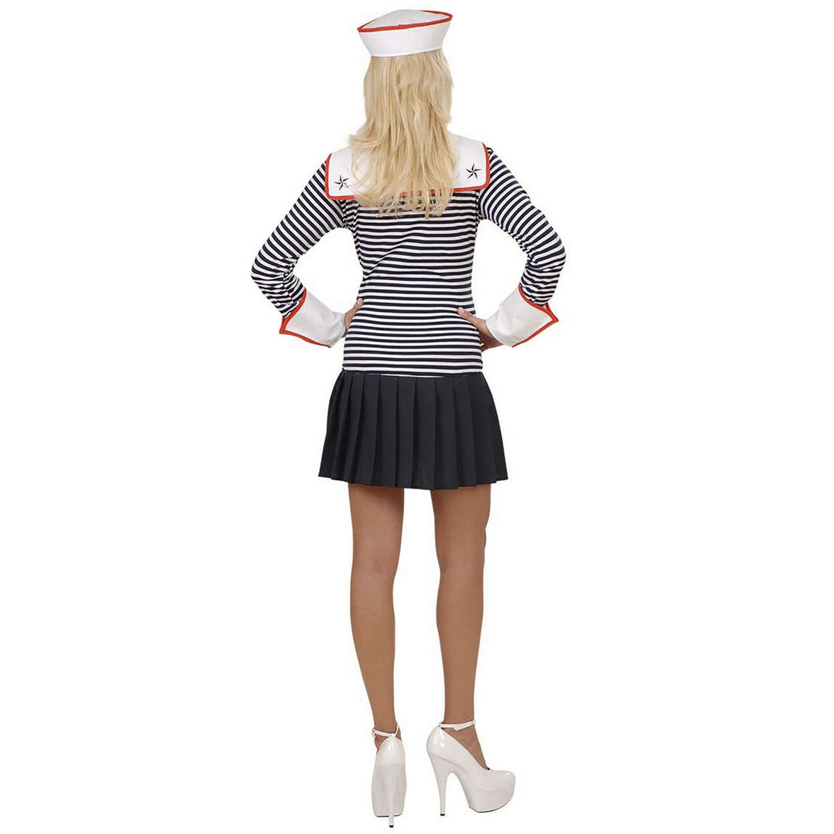 Op deze afbeelding zie je een Kostuums, van het merk Widmann. Sexy Matroos, Meisje Land In Zicht Kostuum Vrouw