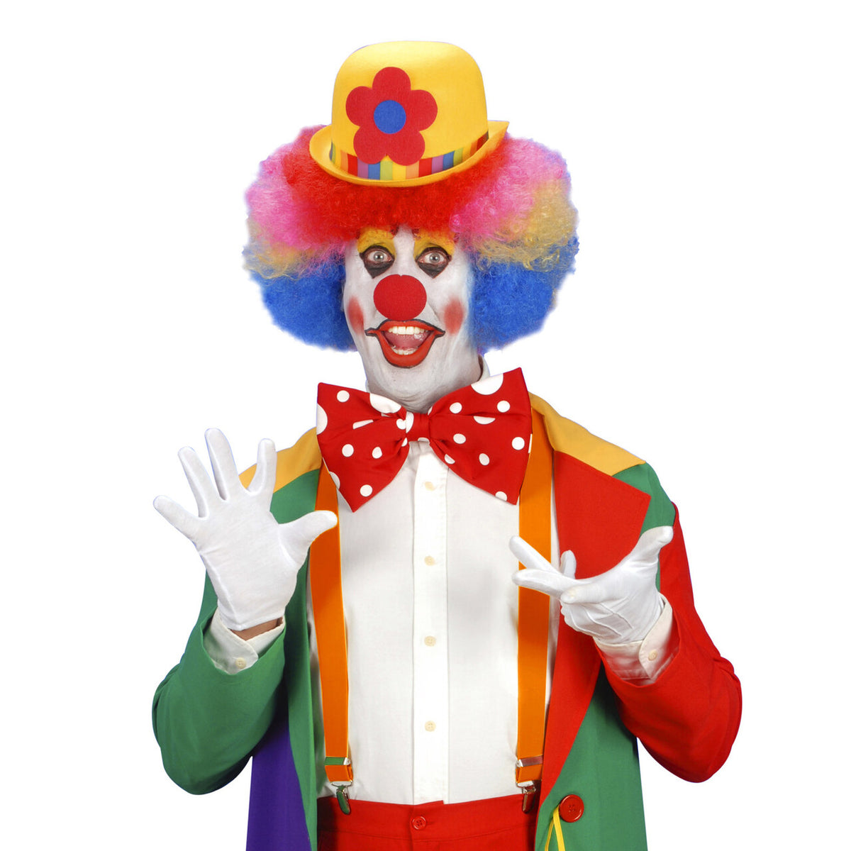 Op deze afbeelding zie je een Accessoires, van het merk Widmann. Klassieke Bretels, Neon Oranje