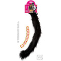 Queue De Chat En Peluche Noire