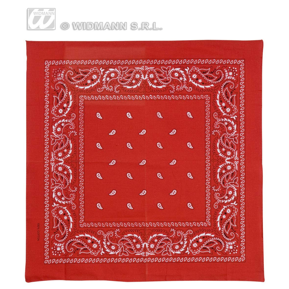 Op deze afbeelding zie je een Accessoires, van het merk Widmann. Bandana Rood