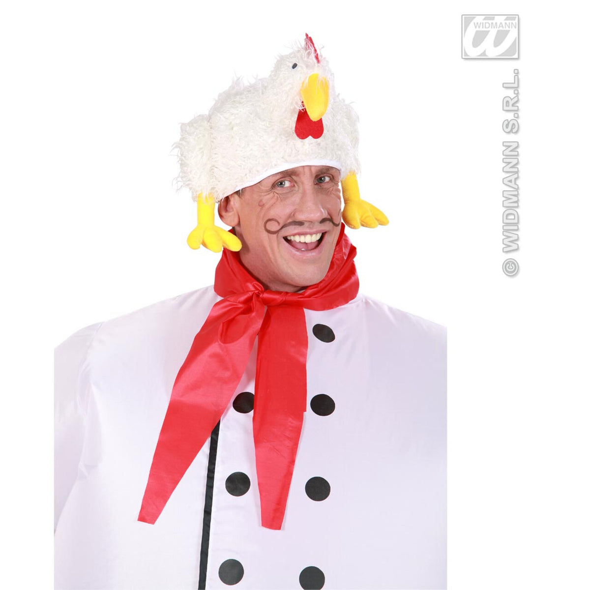 Op deze afbeelding zie je een Accessoires, van het merk Widmann. Muts Kip