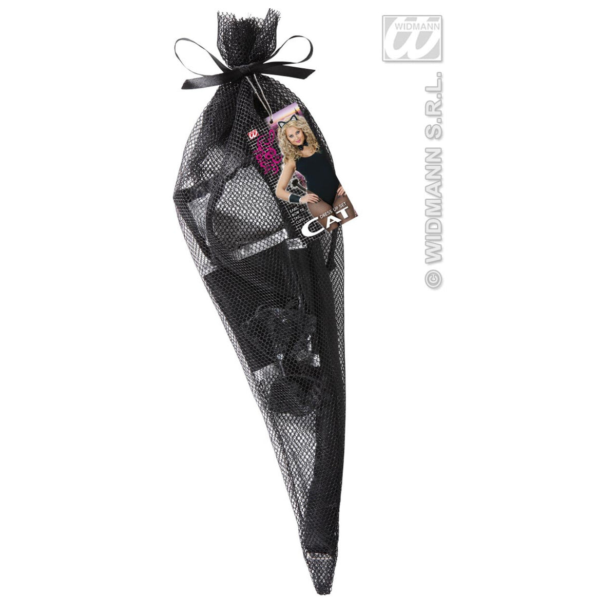 Op deze afbeelding zie je een Accessoires, van het merk Widmann. Kattenset Luxe