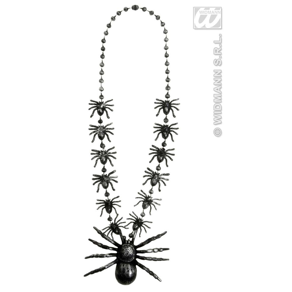 Op deze afbeelding zie je een Accessoires, van het merk Widmann. Ketting Spinnen 40 Centimeter