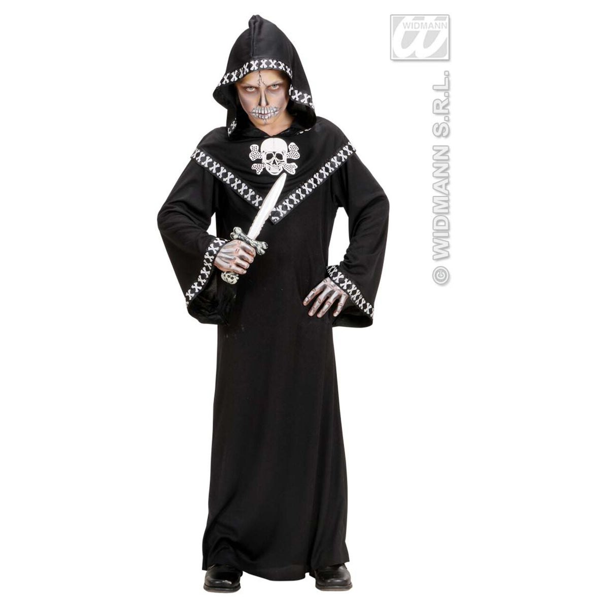 Op deze afbeelding zie je een Accessoires, van het merk Widmann. Degen Schedel 30 Centimeter