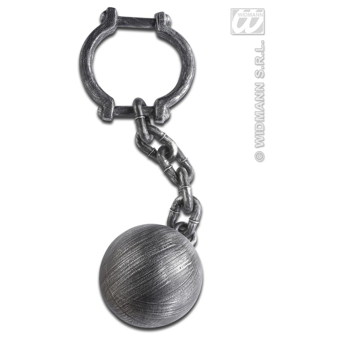 Op deze afbeelding zie je een Accessoires, van het merk Widmann. Bal Aan Ketting 54 Centimeter