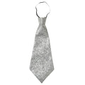 Cravate Lurex Argent