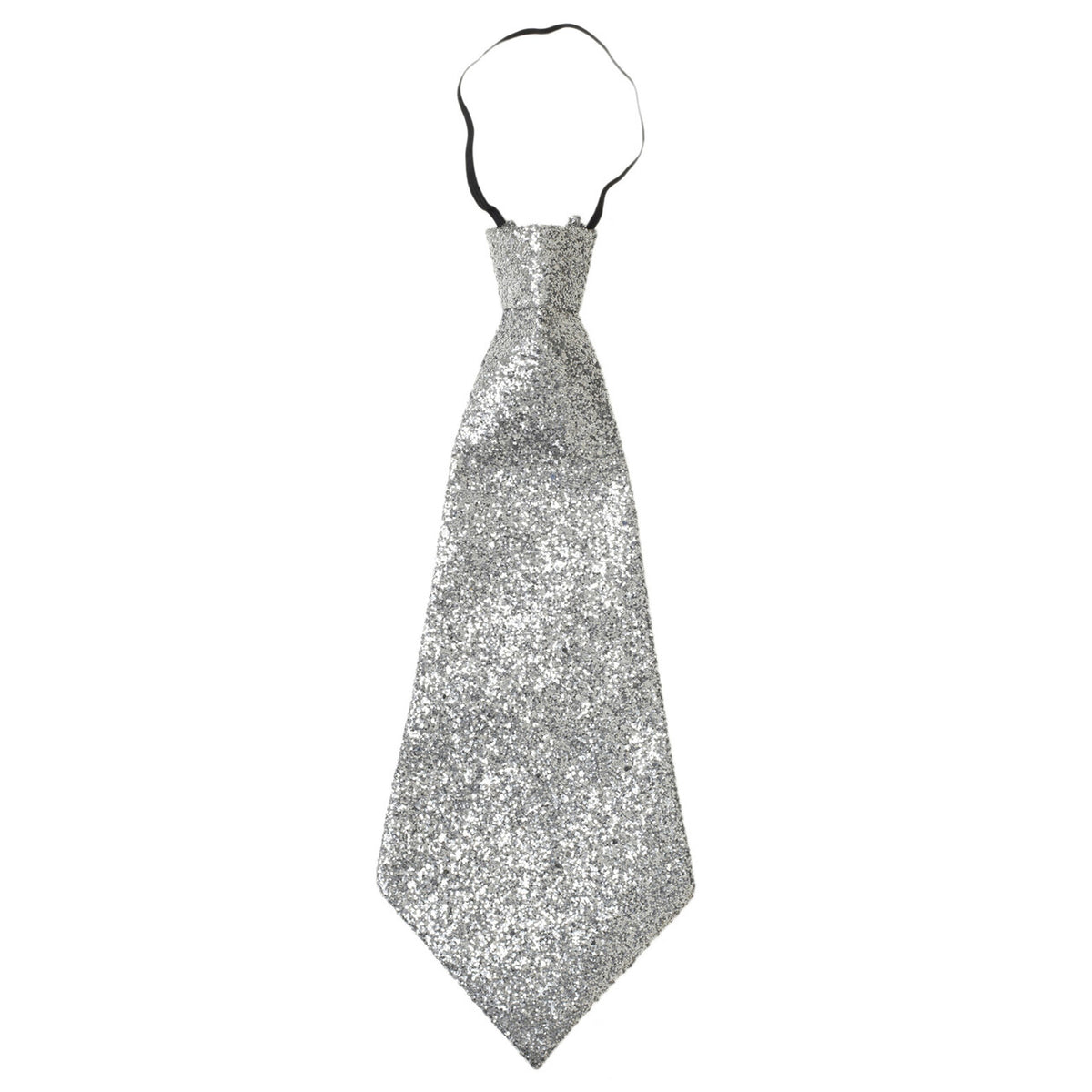 Op deze afbeelding zie je een Accessoires, van het merk Widmann. Stropdas Lurex, Zilver