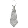 Cravate Lurex Argent