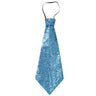 Cravate Lurex Bleue