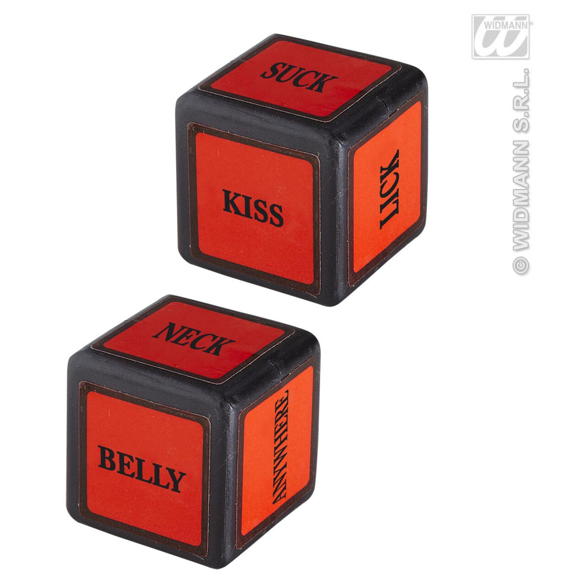 Op deze afbeelding zie je een Accessoires, van het merk Widmann. Dobbelstenen Sex Spel