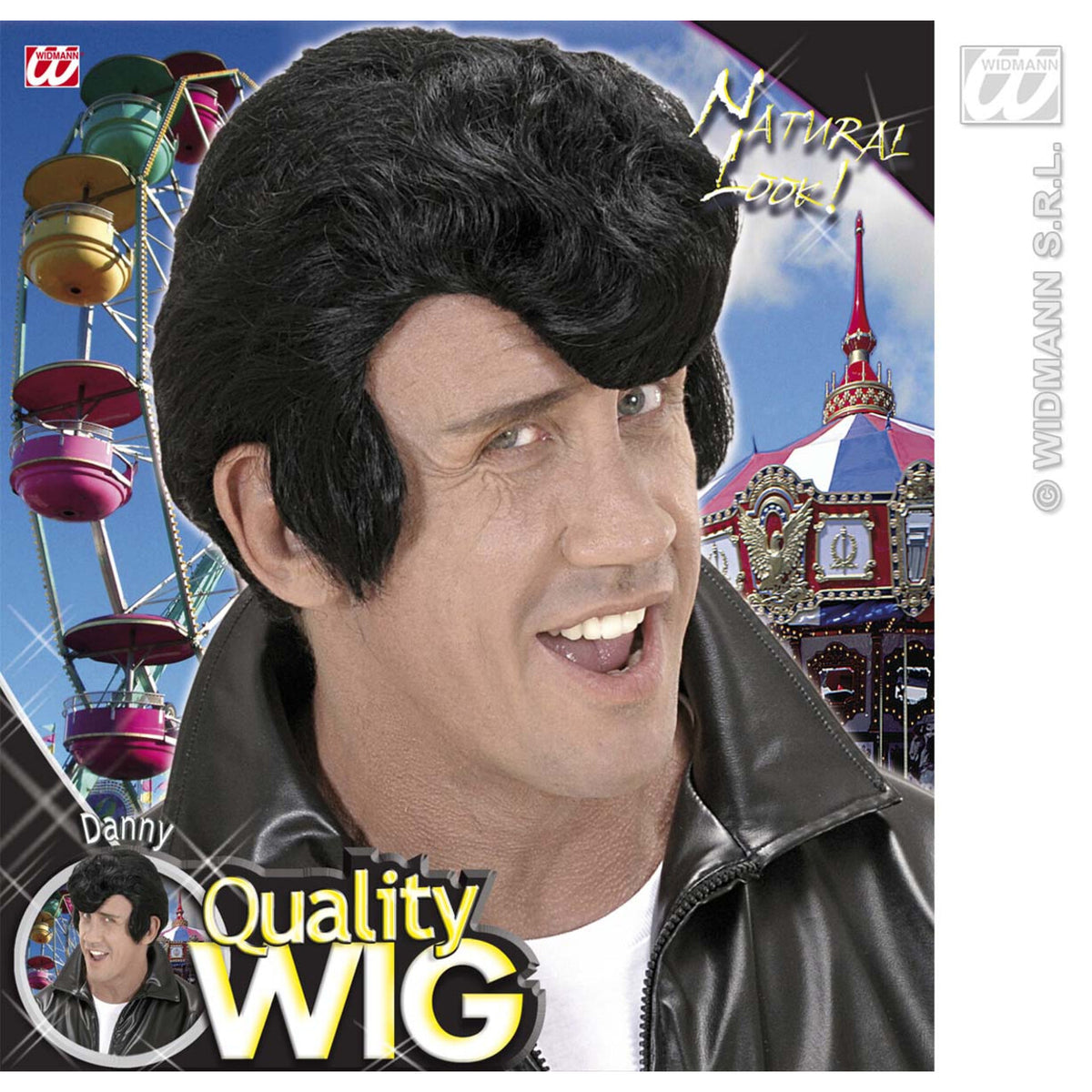 Op deze afbeelding zie je een Accessoires, van het merk Widmann. Pruik, Danny Boy