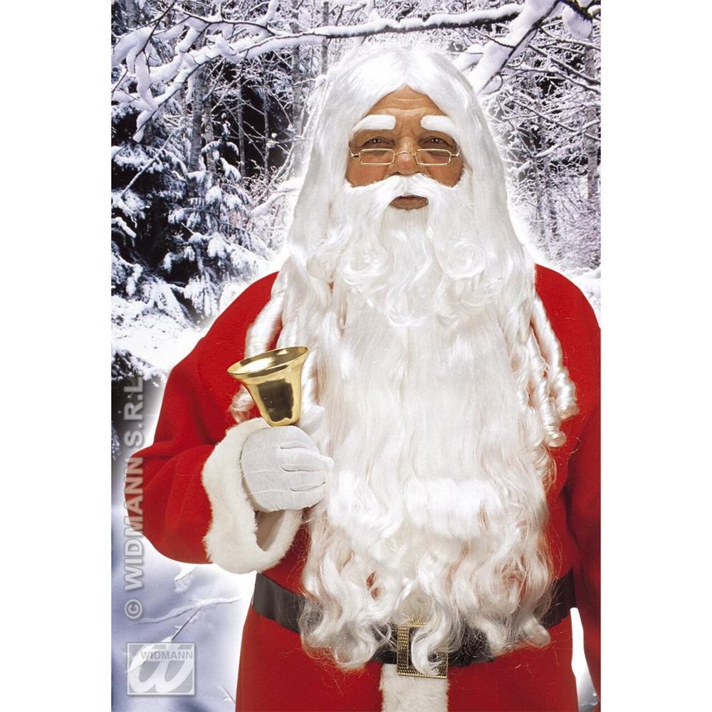 Op deze afbeelding zie je een Accessoires, van het merk Widmann. Kerstman Set Extra Lange Baard