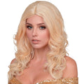 Perruque Boucles Groovy Blonde