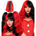 Perruque Arlequin Avec Extensions À Clip