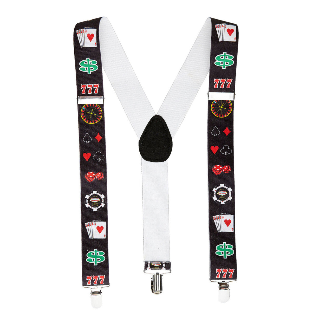 Op deze afbeelding zie je een Accessoires, van het merk Widmann. Raderboot Bretels Poker