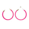 Boucles Doreilles Rock Chick Néon Rose