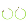 Boucles Doreilles Rock Chick Néon Vert
