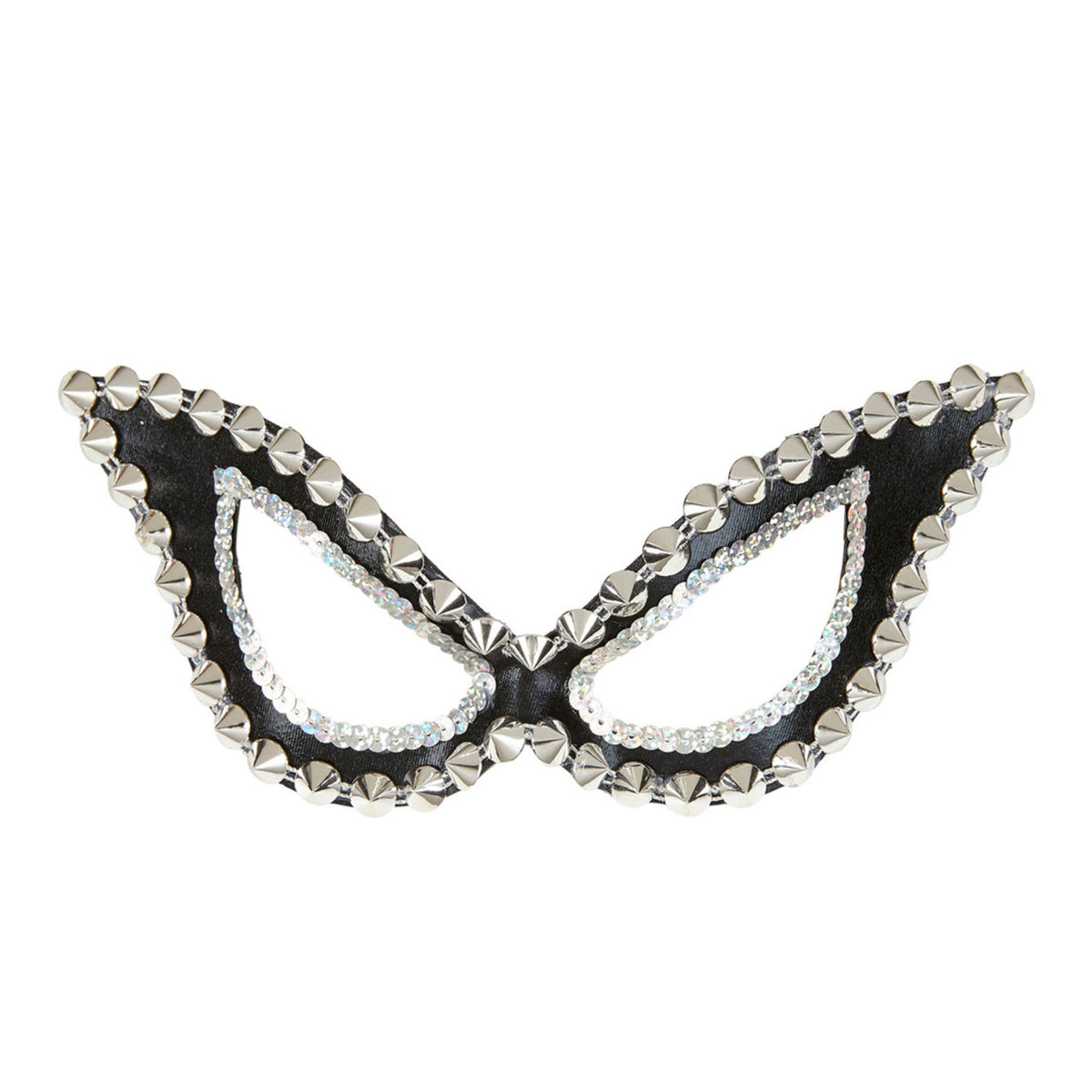 Op deze afbeelding zie je een Accessoires, van het merk Widmann. Mistress Oogmasker Kat Zwart Sm Met Nagels