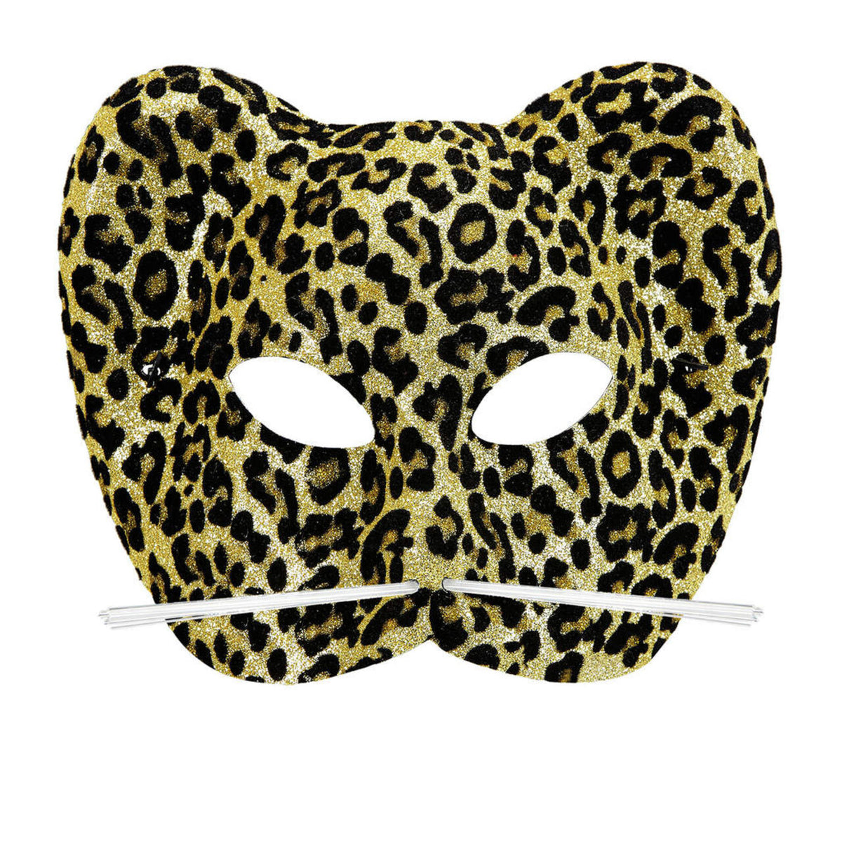Op deze afbeelding zie je een Accessoires, van het merk Widmann. Sexy Glittermasker Luipaard