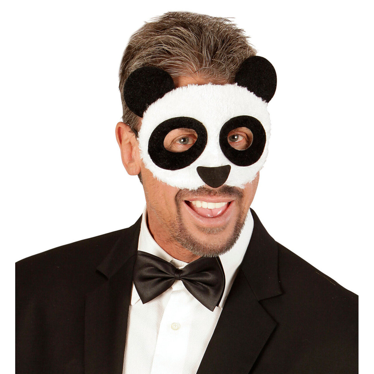 Op deze afbeelding zie je een Accessoires, van het merk Widmann. Lief Pluche Oogmasker Panda