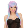Perruque Fantast Chick Longue Bleu Mauve