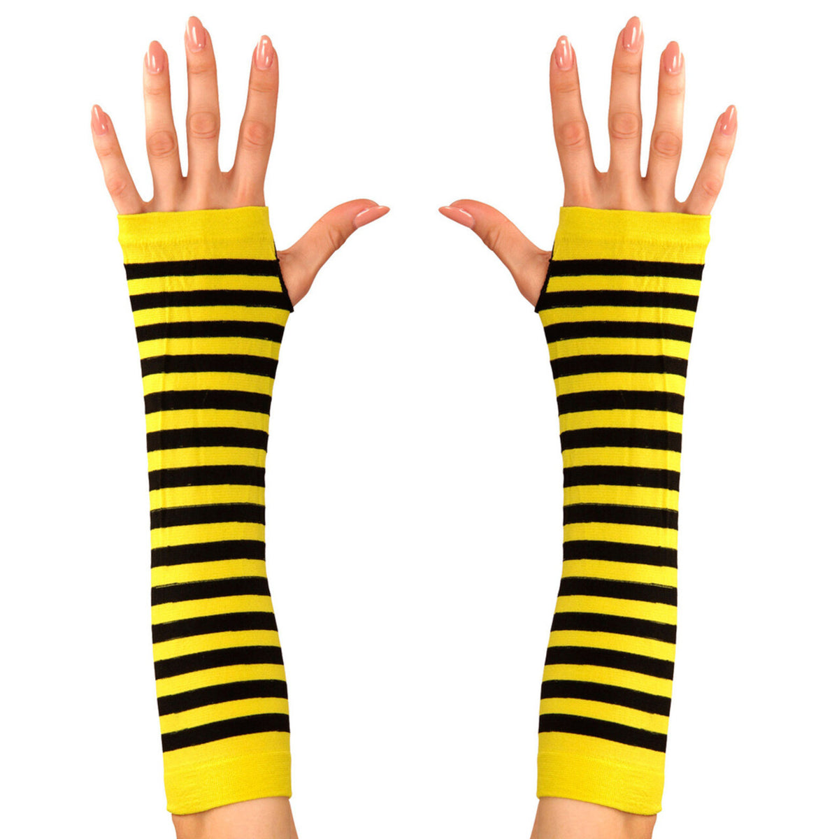 Op deze afbeelding zie je een Accessoires, van het merk Widmann. Bijpassende Vingerloze Handschoen Bij