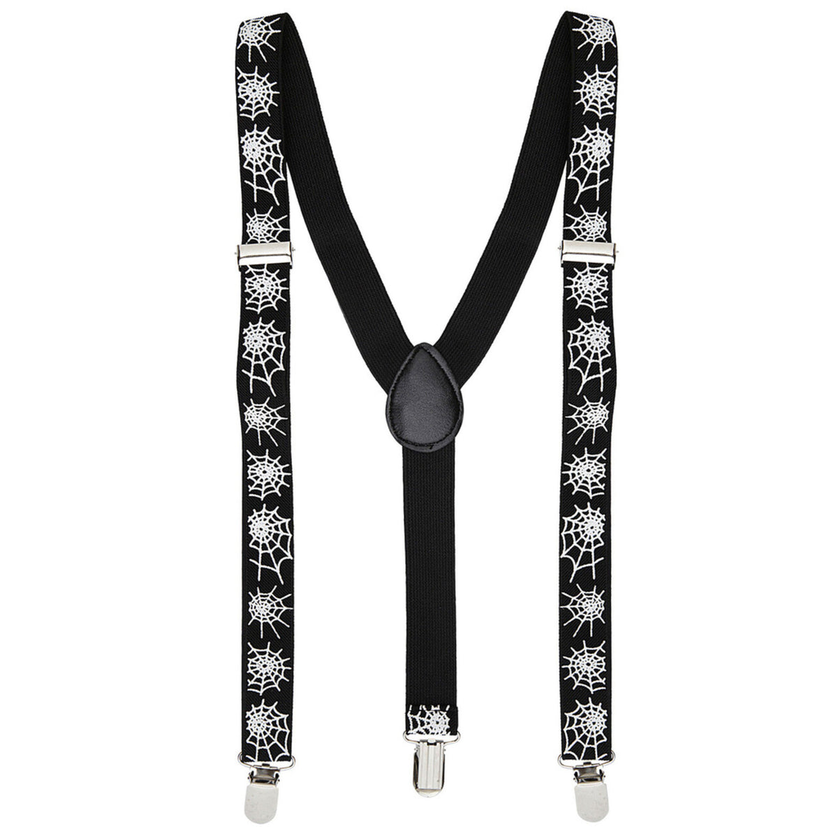 Op deze afbeelding zie je een Accessoires, van het merk Widmann. Halloween Bretels Spinnenweb