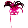 Masque Oculaire Distingué Avec Bâton, Version Rose De Luxe