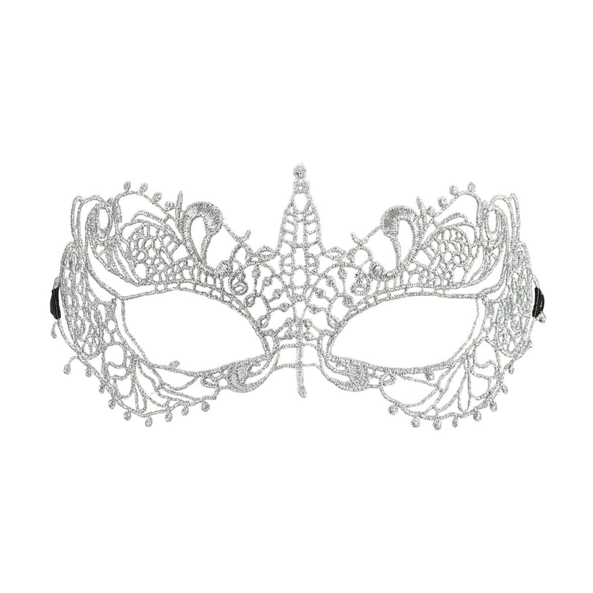 Op deze afbeelding zie je een Accessoires, van het merk Widmann. Fantasia Oogmasker, Kant Metallic Ivoor