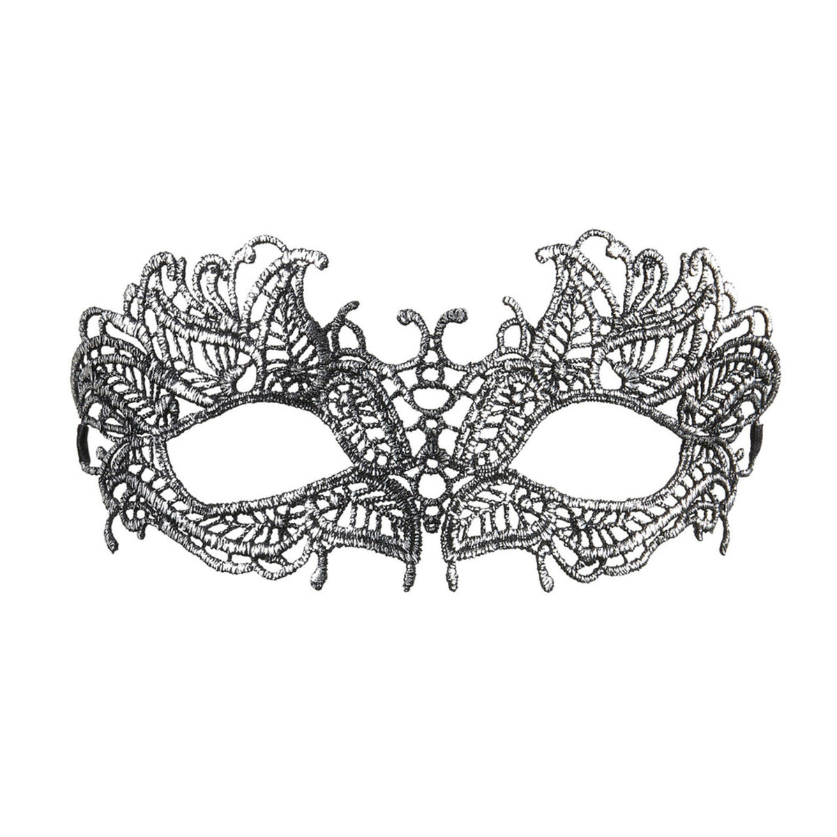 Op deze afbeelding zie je een Accessoires, van het merk Widmann. Fantasia Oogmasker Kant, Antiek Zilver