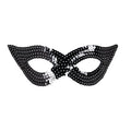Loup Érotique à Paillettes Noir