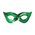 Masque Érotique Paillettes Vert