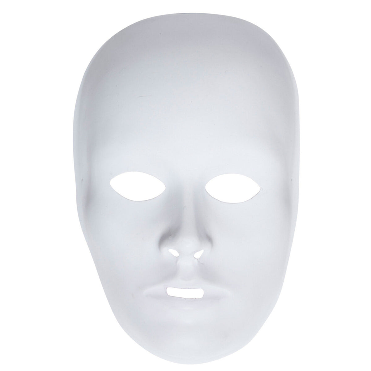 Op deze afbeelding zie je een Accessoires, van het merk Widmann. Doe Het Zelf Luxe Unisex Beschilderbaar Wit Masker