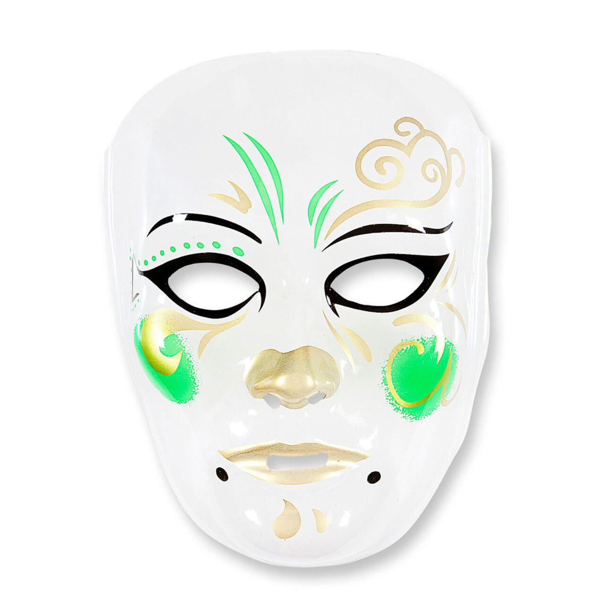 Op deze afbeelding zie je een Accessoires, van het merk Widmann. Transparant Masker, Braziliaans Carnaval