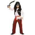 Ensemble Pirate Rouge Et Noir Pour Garçon Costume