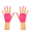 Gants Courts Sans Doigts Rose Néon