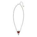 Halloween Accessoire Ketting Duivels Hart